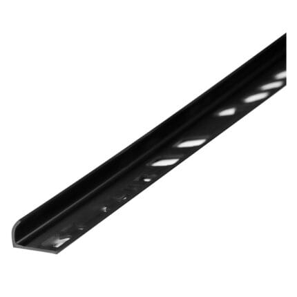 PERFIL DE PVC COLOR NEGRO POR 1.8O MTS