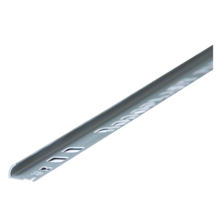 PERFIL DE PVC COLOR ALUMINIO POR 1.8O MTS