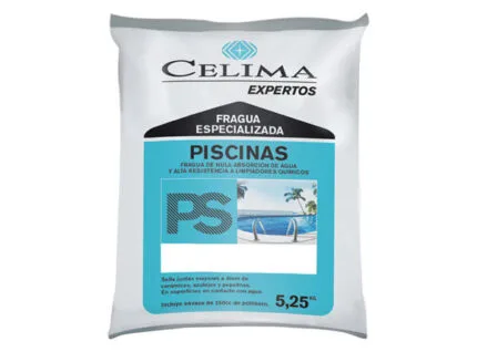 Fragua Piscina Celima Blanco 5 kg. Alta resistencia al agua, cloro y hongos. Acabado uniforme y durabilidad superior.