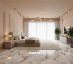 Porcelanato vitrificado nacar 60x60 cm, ideal para salas, comedores y dormitorios. Enciéntalo en www.marketceramico.com