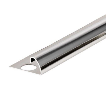 PERFIL DE ALUMINIO BRILLANTE X 2.4O MTS