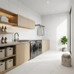 Piso América blanco semi mate 45×45 cm para interiores, ideal para pisos y paredes en baños, cocinas y espacios residenciales de tránsito alto.