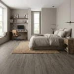 Tablón cerámico tipo madera Larice II nogal 30×60 cm, acabado mate y caras variadas, ideal para paredes pisos de tránsito medio.