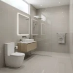 Porcelanato unicolor hueso 60x60