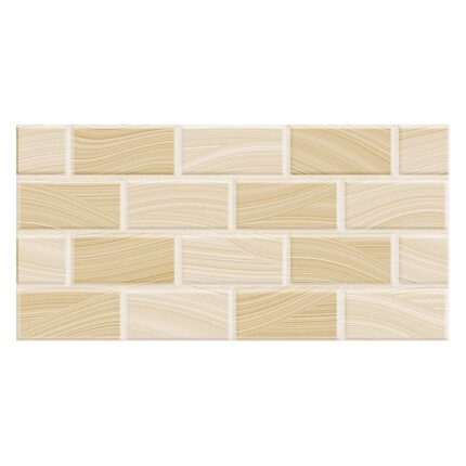 MAYOLICA BRICK NEW ONDAS HUESO 30X60 -1.80 M²