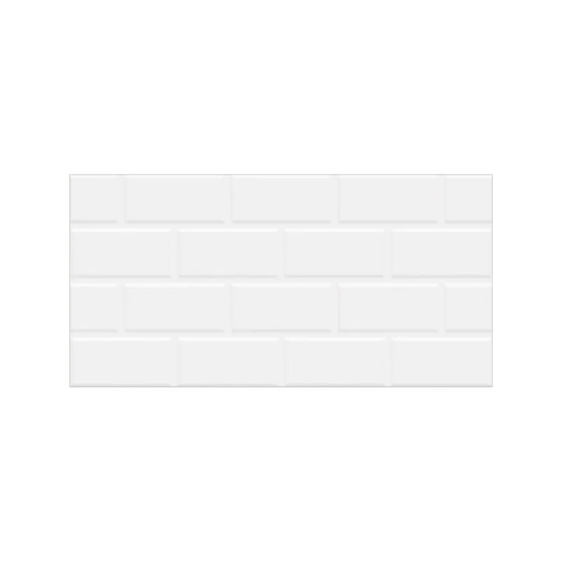 Mayolica brick blanco 30x60 cm, con acabado brillante para muros modernos y elegantes. Encuéntralo en www.marketceramico.com