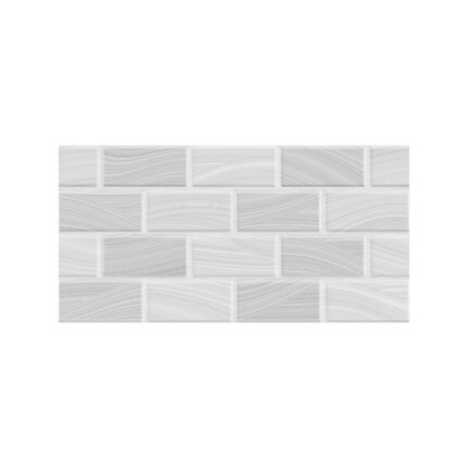 MAYOLICA BRICK NEW ONDAS PLATA 30X60 -1.80 M²
