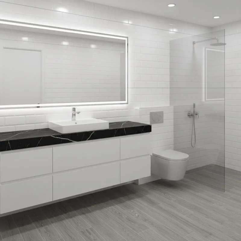 Mayolica brick blanco 30x60 cm, con acabado brillante para muros modernos y elegantes. Encuéntralo en www.marketceramico.com