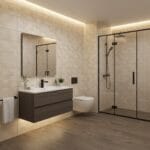 Mayolica brick ondas HUESO 30x60 cm, con acabado brillante para muros modernos y elegantes. Encuéntralo en www.marketceramico.com