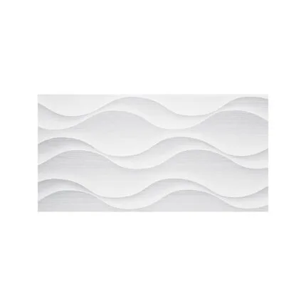 Mayólica Fresia New II Grey Decorado 30x60 cm brillante con diseño geométrico moderno para paredes elegantes y contemporáneas.
