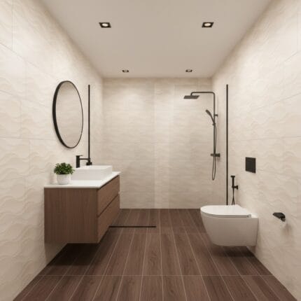Mayolica fresia ivory 30x60 cm, con acabado brillante para muros modernos y elegantes. Encuéntralo en www.marketceramico.com