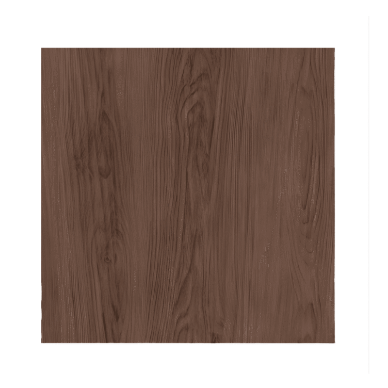 Porcelanato marrón mate 60x60 con vetas oscuras mínimas y caras variadas. Elegante, resistente y de fácil mantenimiento, perfecto para pisos y paredes en salas, cocinas, baños y ambientes modernos o clásicos.