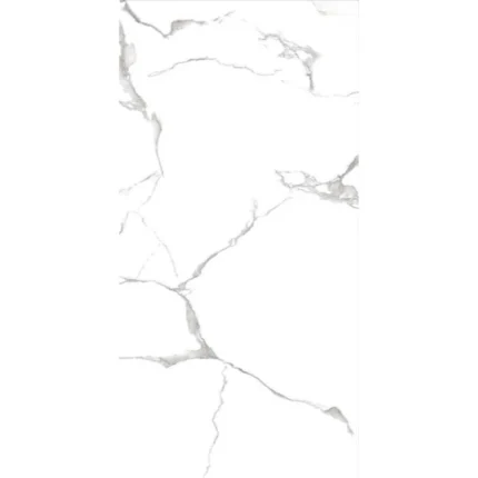 Porcelanato Carrara White XL con acabado tipo mármol blanco. Elegante, moderno e ideal para pisos y paredes. Encuéntralo en www.MarketCeramico.com