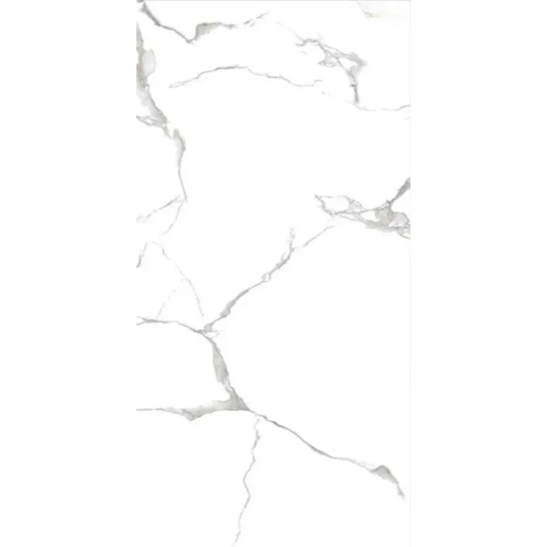 Porcelanato Carrara White XL con acabado tipo mármol blanco. Elegante, moderno e ideal para pisos y paredes. Encuéntralo en www.MarketCeramico.com