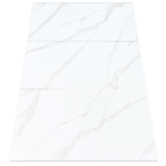 Porcelanato Carrara White 60x120 brillante, estilo mármol blanco con vetas grises. Elegancia, resistencia y diseño premium para pisos y paredes
