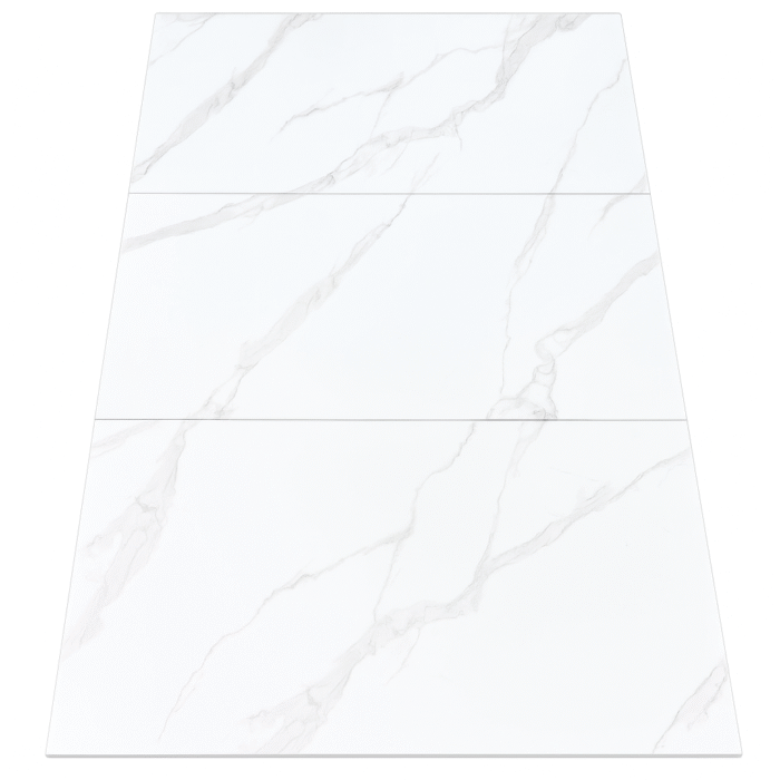 Porcelanato Carrara White 60x120 brillante, estilo mármol blanco con vetas grises. Elegancia, resistencia y diseño premium para pisos y paredes