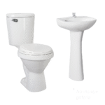 Sanitario ecológico 2 piezas blanco, 4,8 L, potente y elegante. Fácil limpieza, sin olores y con certificaciones Sedapal, LEED, UPC y Cesmec.