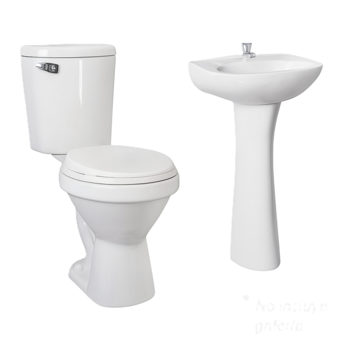 Sanitario ecológico 2 piezas blanco, 4,8 L, potente y elegante. Fácil limpieza, sin olores y con certificaciones Sedapal, LEED, UPC y Cesmec.