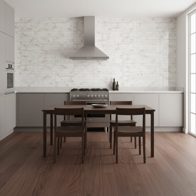 Mayolica siena brick dorado 30x60 cm, con acabado brillante para muros modernos y elegantes. Encuéntralo en www.marketceramico.com