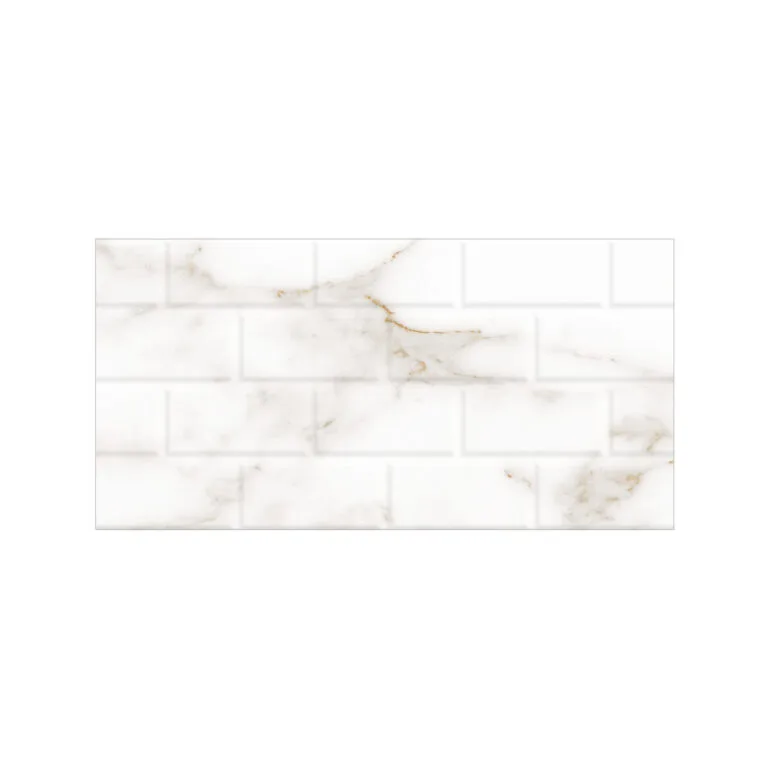 Mayolica siena brick dorado 30x60 cm, con acabado brillante para muros modernos y elegantes. Encuéntralo en www.marketceramico.com