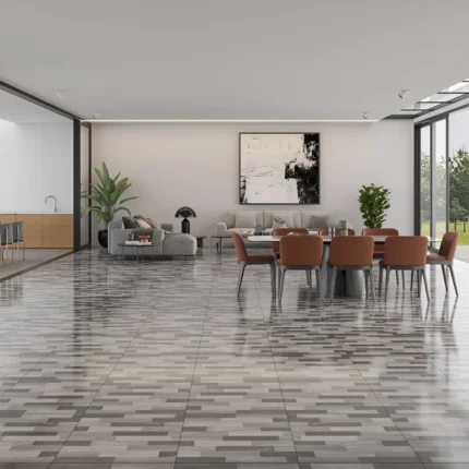 Piso ceramico VELVET GREY 60x60 cm ideal para diferentes ambientes de tu hogar. Enciéntalo en www.marketceramico.com