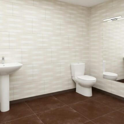 Mayolica dalia Ivory 30x60 cm, con acabado brillante para muros modernos y elegantes. Encuéntralo en www.marketceramico.com