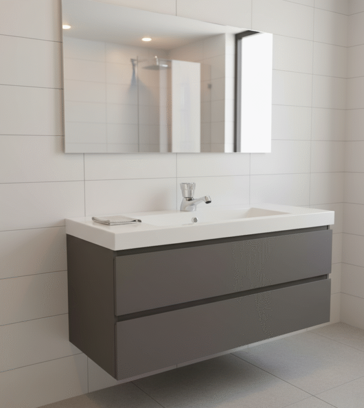 Llave eco para lavadero en bronce cromado con perilla metálica y aireador. Encuéntralo en www.marketceramico.com