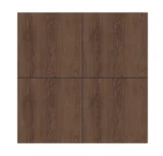 Porcelanato Vitri Nogal Café 60x60 mate tipo madera para pisos y paredes de alto tránsito con diseño natural y elegante.