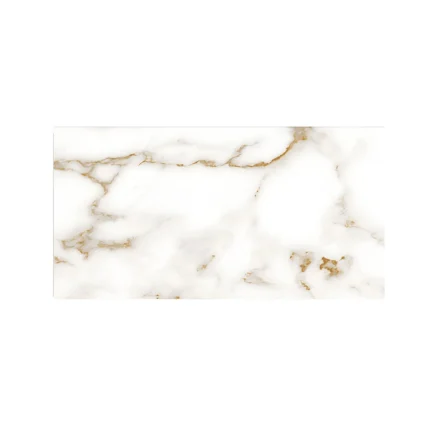 Mayólica Siena New Dorado 30x60 brillante para paredes modernas y elegantes. Ideal para diversos ambientes interiores. Compra online en Market Cerámico.