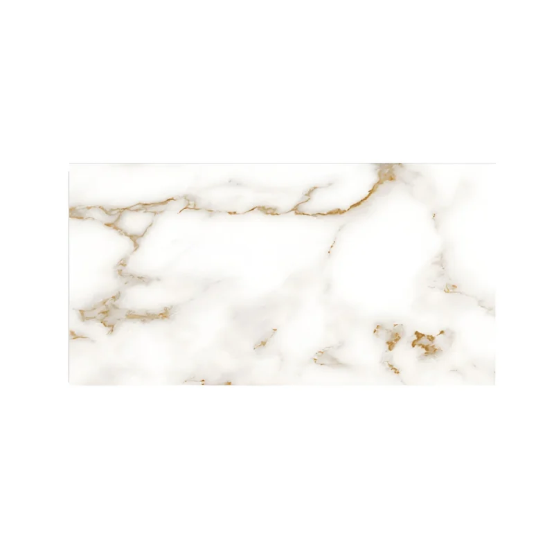 Mayólica Siena New Dorado 30x60 brillante para paredes modernas y elegantes. Ideal para diversos ambientes interiores. Compra online en Market Cerámico.