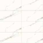 Mayólica Treviso New White 30x60 cm brillante con diseño tipo mármol y vetas grises para paredes modernas y elegantes.
