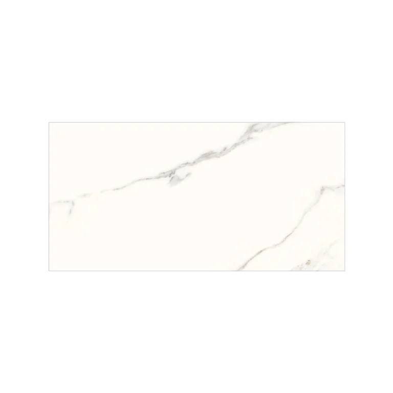 Mayólica Treviso New White 30x60 cm brillante con diseño tipo mármol y vetas grises para paredes modernas y elegantes.