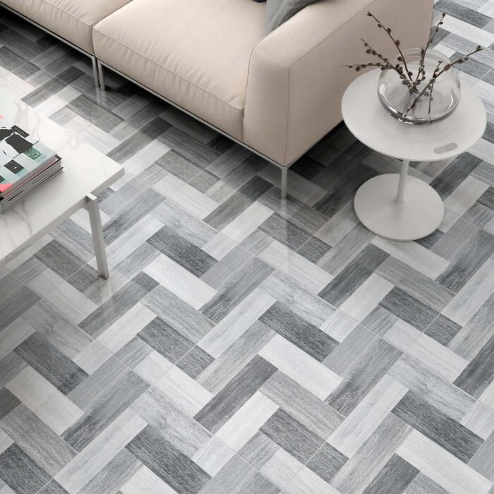 Piso cerámico Caylloma Gris 45×45 cm – acabado elegante en tono gris con diseño pétreo, ideal para salas, cocinas y espacios modernos. Disponible en MarketCerámico.com.