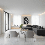 Piso Ariana plata 45x45 cm semi mate con puntos pronunciados, resistente para sala, baño, cocina,etc. De tráfico medio. Encuentralo en marketcemico.com