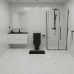 Piso Ariana plata 45x45 cm semi mate con puntos pronunciados, resistente para sala, baño, cocina,etc. De tráfico medio. Encuentralo en marketcemico.com