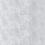 Piso Cerámico Colonia II Gris 60x60, acabado brillante con vetas marmolizadas para interiores elegantes