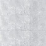 Piso Cerámico Colonia II Gris 60x60, acabado brillante con vetas marmolizadas para interiores elegantes