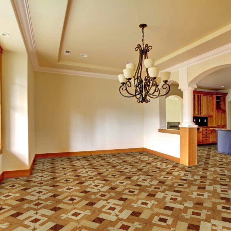 Piso cerámico Huelva Plus Natural 60x60 tipo madera, acabado brillante y elegante, ideal para salas, comedores y ambientes interiores, resistente y fácil de limpiar.