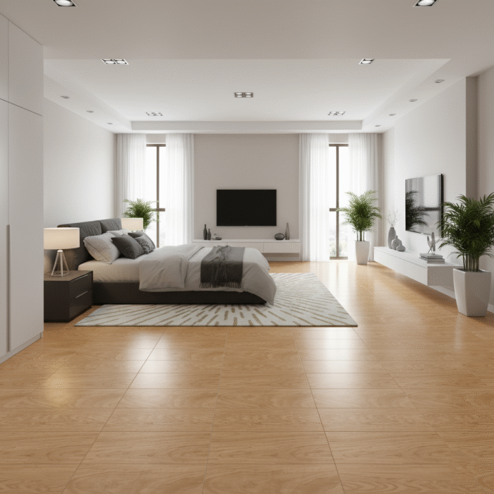 Cerámico madera piso Amber beige 60x60 cm con diseño tipo madera, ideal para pisos modernos y acogedores - MarketCeramico