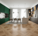 Piso cerámico foresta bambú 60x60 cm semibrillante, diseño tipo madera, ideal para interiores de tránsito medio como salas, comedores y dormitorios. Encuentalo en www.marketceramico.com