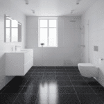 Piso piave negro 45×45 cm, elegante con diseño geométrico en tonos oscuros para pisos y paredes modernas. Disponible en MarketCerámico.com