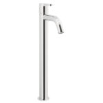 Llave belize pico alto para lavadero en bronce cromado con perilla acrilico y aireador. Encuéntralo en www.marketceramico.com