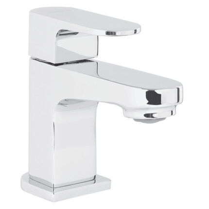 Llave Oxford pico bajo para lavadero en bronce cromado con perilla acrilico y aireador. Encuéntralo en www.marketceramico.com