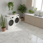 Piso Calacatta Andino 45x45 cm, acabado brillante y resistente, ideal para sala, baño, cocina y más. Perfecto para tráfico medio, combina elegancia y durabilidad. Encuéntralo en www.marketceramico.com