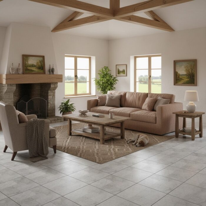 Porcelanato mate salab gris 60x60 cm, acabado mate vitrificado tipo laja, ideal para pisos de baños, fachadas, terrazas y jardines, resistente y elegante. Encuéntralo en www.marketceramico.com