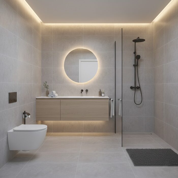 Piso Terre Gris 45x45 cm mate resistente para sala, baño, cocina, locales comerciales, etc. De tráfico alto. Encuentralo en www.marketcemico.com