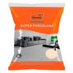 Fragua Súper Porcelana beige 1kg impermeable, duradera y fácil de aplicar. No se agrieta ni pierde color. Encuéntrala en www.marketceramico.com