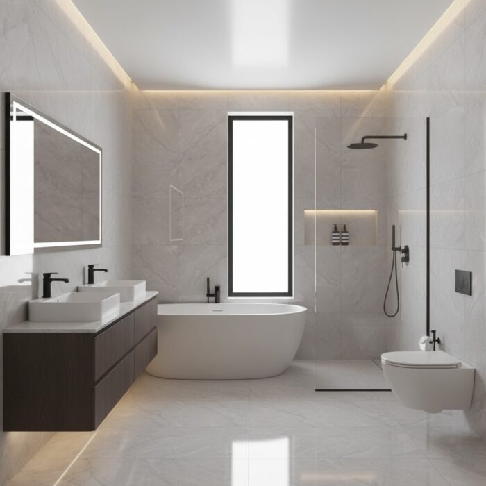 Porcelanato vitrificado 60x60 cm brillante, elegante y resistente, ideal para salas, comedores, dormitorios y locales comerciales. Su acabado brillante aporta amplitud y luminosidad a los espacios, garantizando durabilidad y fácil mantenimiento. Descúbrelo en www.marketceramico.com