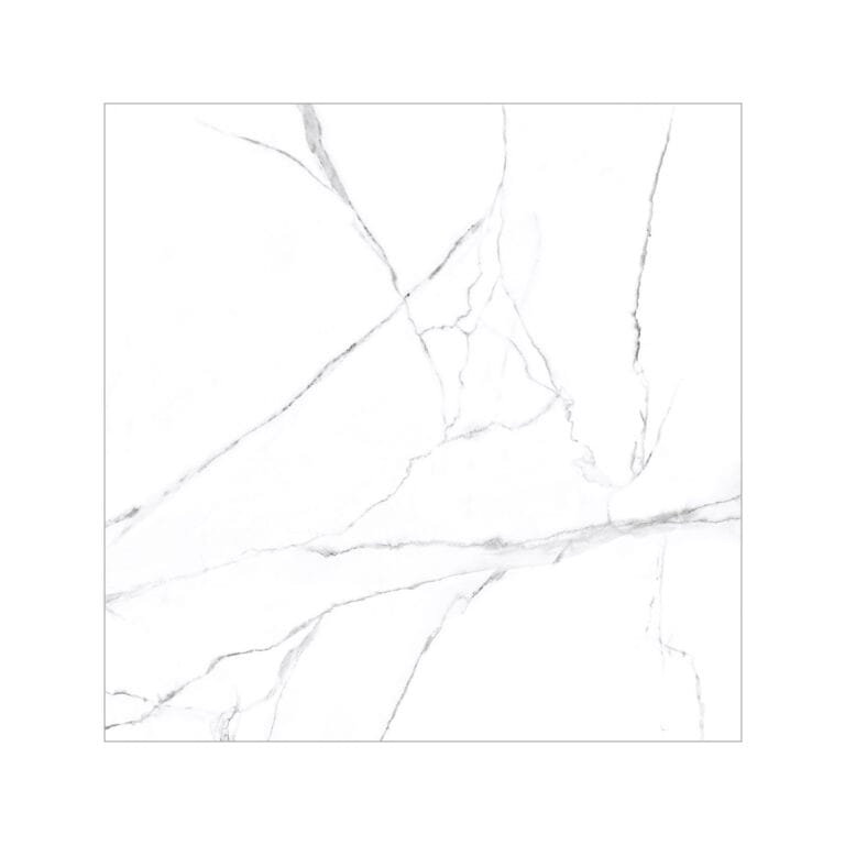 Cerámico FLORENCIA WHITE 60x60 cm color blanco con vetas negras, ideal para pisos y paredes modernas. Enciéntalo en www.marketceramico.com