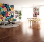 Porcelanato vitrificado mate parketon 60x60 cm, ideal para salas, comedores, LPY66088 y dormitorios. Encuentalo en www.marketceramico.